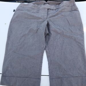 Lane Bryant Gray Capris